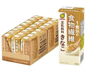 【1,541円】マルサン 1食分の食物繊維 豆乳飲料 きなこ 200ml×24本