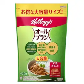 ■ケロッグ オールブラン ブランフレーク 大容量 420g×6袋 3,186円