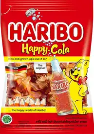 1袋119円!【大幅値下がり!】Haribo ハリボー ハッピーコーラ 80g ×10袋が激安特価!