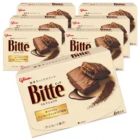 【2,099円(1個300円)】ビッテ ミルクショコラ 6枚入り×7個 江崎グリコ
