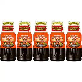 【36％OFF＋15％OFF】1個あたり138円！カゴメ 醸熟ソース 中濃 300ml×5個 691円！