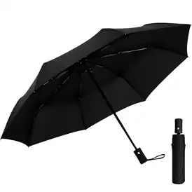 ワンタッチ自動開閉 折り畳み傘 8本骨 大きめサイズ 晴雨兼用が999円！