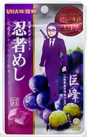 【938円(94円 / 袋)】味覚糖 忍者めし 巨峰 20g×10袋