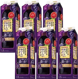 【4,930円(822円 / 本)】酸化防止剤無添加のおいしいワイン。濃い赤 [ 赤ワイン 日本 1800ml×6本 ]