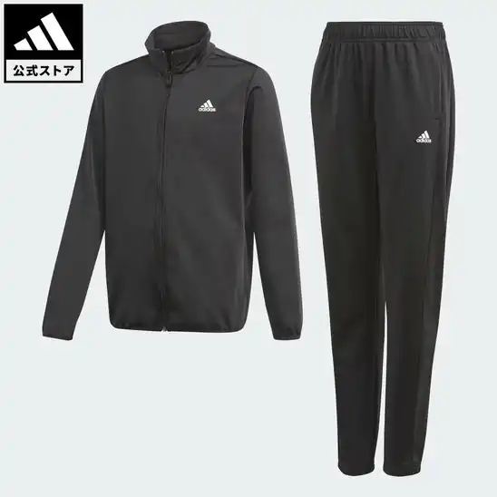 50%OFFクーポンで2,475円 送料無料 楽天市場 【公式】アディダス adidas エッセンシャルズ トラックスーツ（ジャージセットアップ）Essentials Track Suit スポーツウェア キッズ／子供用 黒 ブラック 2026.10.21まで