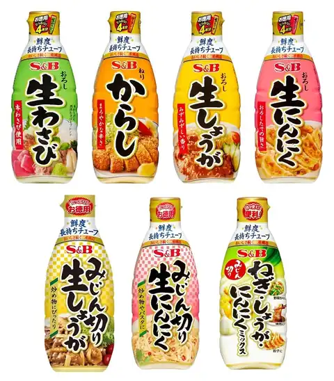 【タイムセール】【34％OFF＋15％OFF】1本あたり222円！【詰め合わせ】エスビー食品 大容量ねりチューブ 7種セット 1552円！