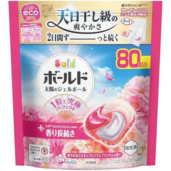 ■ボールド ジェルボール 柔軟剤入り【大容量】80個 プレミアムブロッサムの香り 洗濯洗剤 詰め替え【Amazon.co.jp限定】 2,091円
