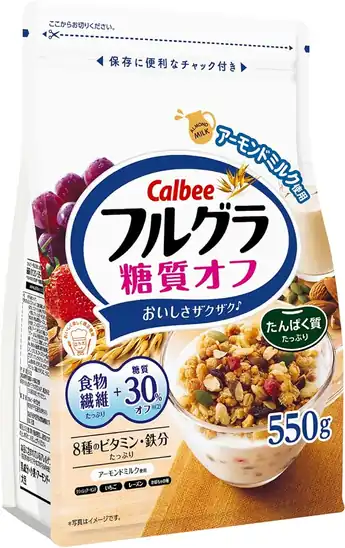 ■[フルグラ] カルビー フルグラ糖質オフ 550g×6袋 3,615円