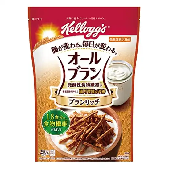 ■ ケロッグ オールブラン ブランリッチ 250g ×6袋 発酵性 食物繊維 1,822円