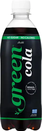 【値下げ】アサヒ飲料 green cola(グリーン コーラ) 500ml×24本 送料込1,500円(62.5円/本)