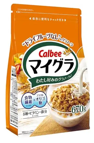 【合計4kg】カルビー マイグラ 670g×6袋 2,549円（424.8円/袋）送料無料！