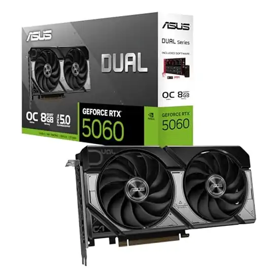 【8,200円OFF！】ASUS  DUAL-RTX5060-O8G GeForce RTX 5060 8GB GDDR7 OCエディション グラフィックボードが71,027円送料無料