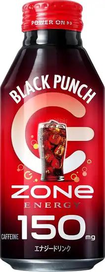 1本148円【クーポン！】ZONe(ゾーン) HYPER ZONe ENERGY BLACK PUNCH エナジードリンク 炭酸飲料 400ml×24本が激安特価！