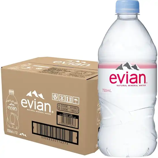 【プライム限定！】Evian(エビアン) 伊藤園 evian 硬水 ミネラルウォーター ペットボトル 750ml×12本 [正規輸入品]が激安特価！