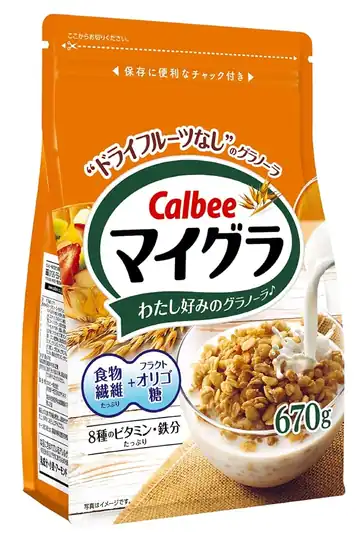 【タイムセール】【23％OFF＋クーポンで200円OFF】1袋あたり437円！カルビー マイグラ 670g×6袋 2632円！