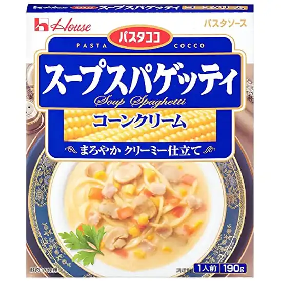 ※【タイムセール】【40％OFF＋15％OFF！】1個あたり119円！House ハウス パスタココ スープスパゲッティ コーンクリーム 190g×10個 1190円！