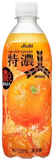 【1,880円(78円 / 本)】アサヒ飲料 三ツ矢特濃オレンジスカッシュ 500ml×24本