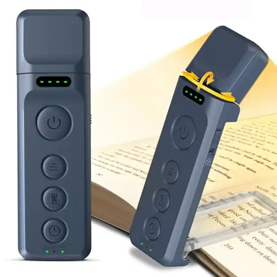 【40%OFF!】Glocusent 読書灯 14LEDクリップライト - USB-C 5段階調光3色調整機能装備モデルが1,319円