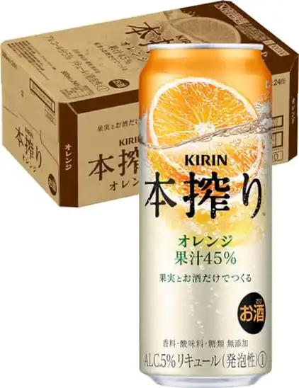 ■KIRIN本搾り チューハイ500ml×24本 キリン 本搾りチューハイ オレンジ サワー 4,298円