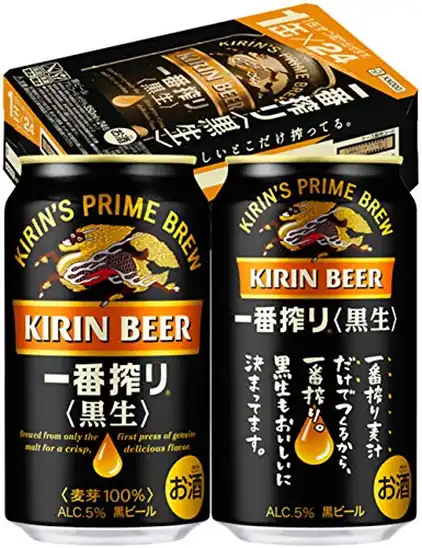 【4,398円(183円 / 本)】一番搾り キリン ビール350mlx24本 一番搾り〈黒生〉