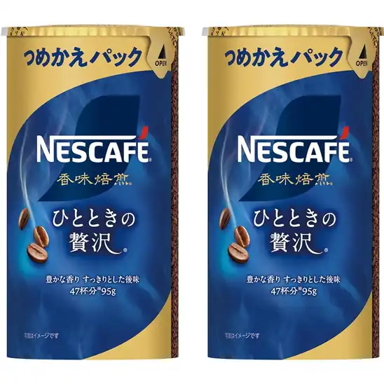 【1,439円】ネスカフェ 香味焙煎 エコ&システムパック 95g×2本