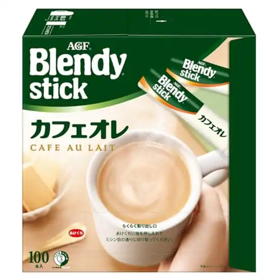 【定期おトク便10%OFF!】AGF ブレンディ スティック カフェオレ 100本が2,074円(20.7円/本)