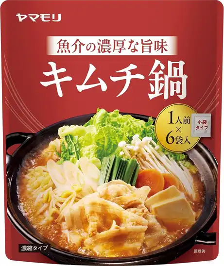 【884円】ヤマモリ キムチ鍋つゆ (1人前×6袋入) ×5個
