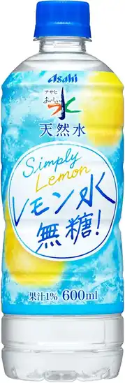 【1,294円】おいしい水 天然水 レモン水 無糖 600ml×24本