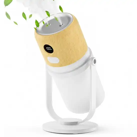 【35%OFF+レジで15%OFF+ポイント15%還元】Hommily 加湿器 小型 卓上加湿器 350ml Type-C充電式 6~10畳対応 実質1787円!