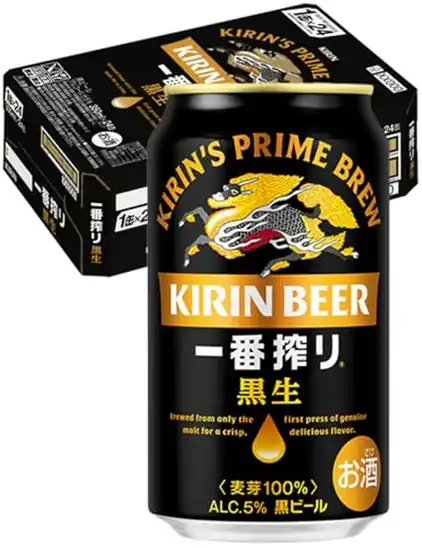 ■一番搾り キリン ビール350mlx24本 一番搾り〈黒生〉 4,398円