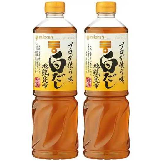 【本日終了】【タイムセール】【25%OFF+15%OFF】1本あたり250円!ミツカン プロが使う味 白だし 1L×2本 499円!