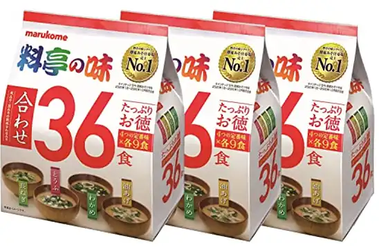 【タイムセール】【20％OFF＋15％OFF！】1食あたり12円！マルコメ 味噌 たっぷりお徳料亭の味 36食×3個 1266円！