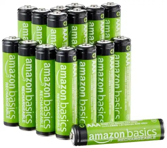 【1000回充電可能】Amazonベーシック 単4形充電池 パフォーマンス 800mAh 16本パック 1,149円（71.8円/個）送料無料！