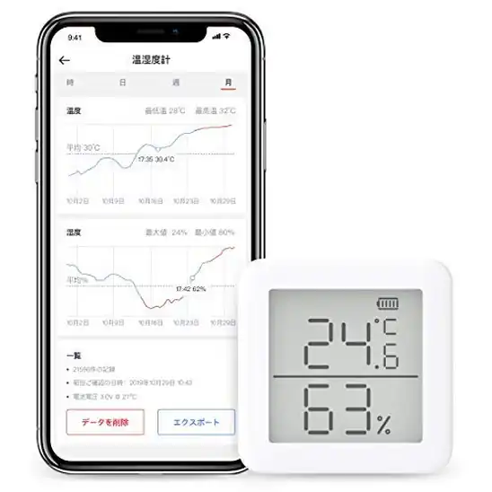 SwitchBot(スイッチボット) Bluetoothデジタル温湿度計 1,567円、SwitchBot 防水温湿度計 1,680円送料無料!