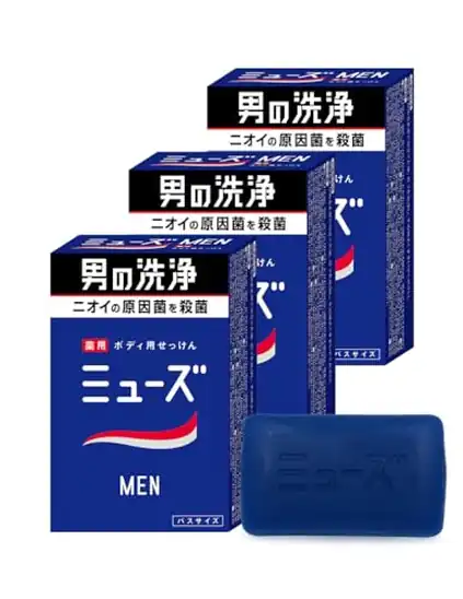 【992円(331円 / 個)】【医薬部外品】 MUSE 固形石鹸 ミューズ メン 男性 メンズ 消臭 135g × 3個