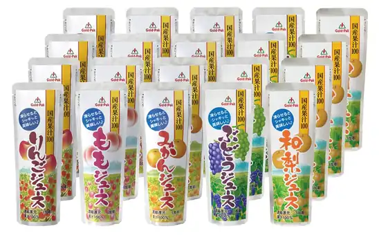【1,300円】【シャーベット】 ゴールドパック 凍らせておいしい国産ジュースセット 80g ×20本
