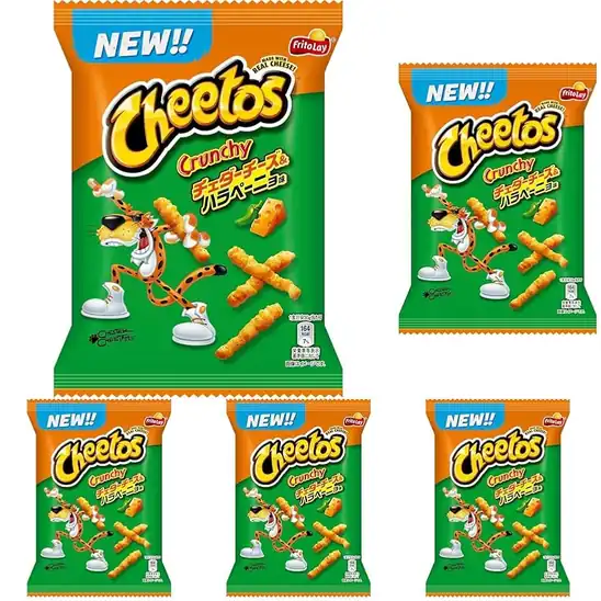 【1袋84円！】ジャパンフリトレー チートス チェダーチーズ＆ハラペーニョ味 70g (× 5) が激安特価！