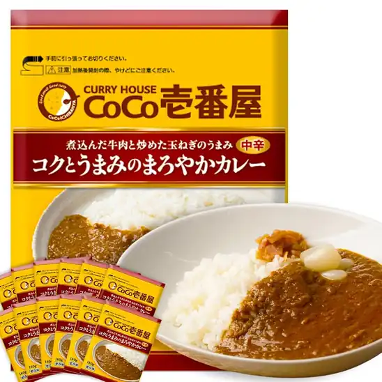 ■【CoCo壱番屋】 コクとうまみのまろやかカレー（中辛） 冷凍食品 18食セット 実質4,500円(9,000円＆4,500pt)