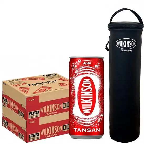 【保冷ケース付】ウィルキンソン タンサン 250ml×60本 2本収納保冷ケースセット 税込2,500円(41.7円/本) プライム会員送料無料