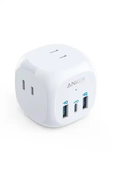 【タイムセール】Anker PowerExtend (6-in-1)(USBタップ 電源タップ AC差込口 USB-Cポート USB-Aポート) が1640円！