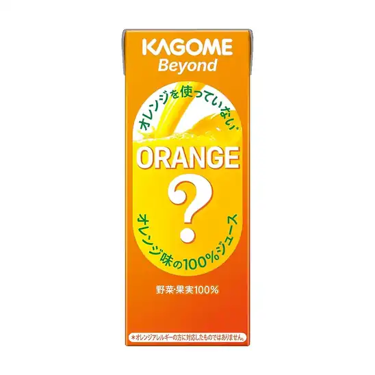 【アウトレット】1本あたり63円！カゴメBeyond オレンジを使っていないオレンジ味の100％ジュース 紙容器 195ml×24本 1517円！