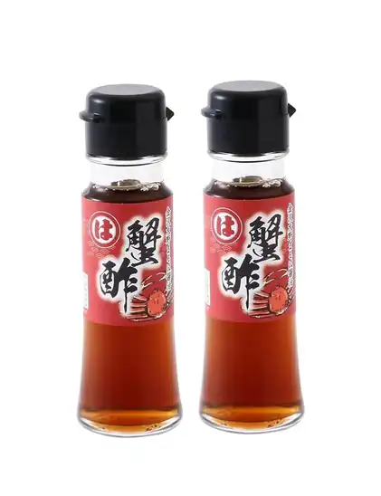 残り僅か！【大幅値下がり！】橋栄醤油みそ 蟹酢 瓶 50ml×2本が773円！