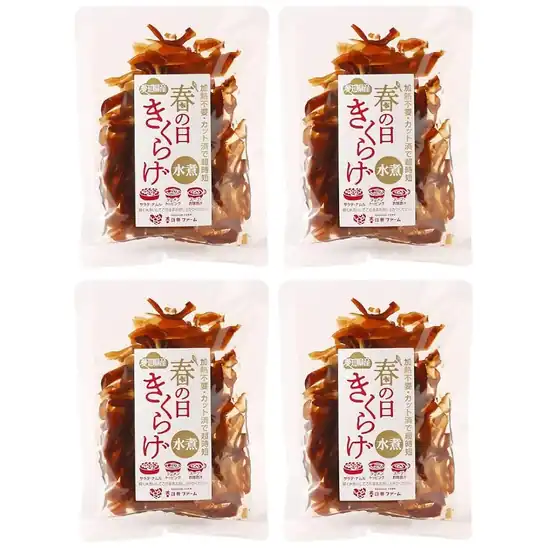 残り僅か！【大幅値下がり！】ホンダロジコム 春の日きくらげ 水煮 50g×4袋 国産キクラゲ 時短 簡単調理 サラダ スープが激安特価！