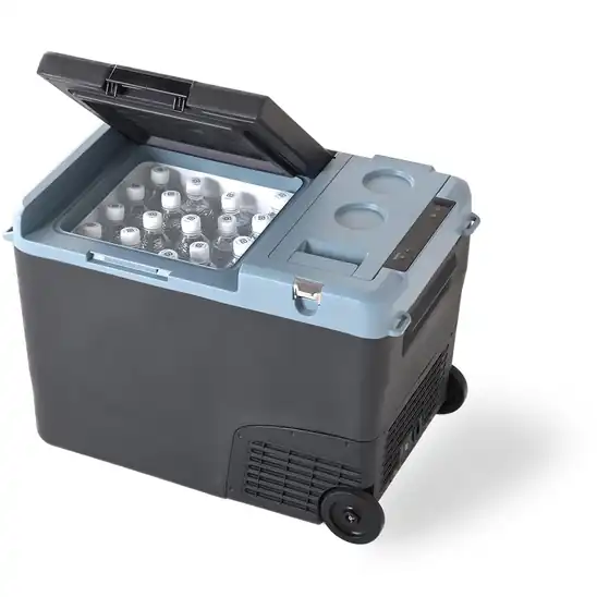 値下げ！【62％OFF】山善 ELEIN ポータブル保冷温庫 車載冷蔵庫 35L -18℃~60℃ (AC/DC/バッテリー 3WAY電源) YFR-DC350 23003円！