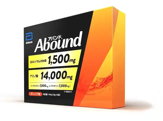 【2,009円】アバンド オレンジ味 24g×6袋 1袋あたりカルシウムHMB 1,500mg × アミノ酸 14,000mg 配合(L-グルタミン 7,000mg + L-アルギニン 7,000mg)