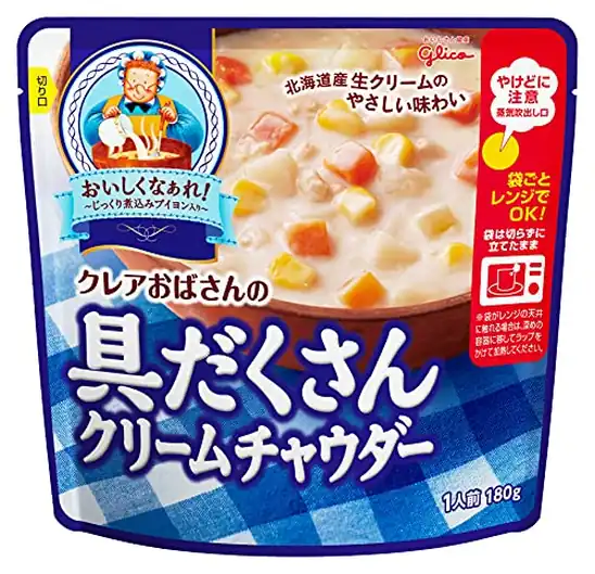 ■クレアおばさんの具だくさんクリームチャウダー 180g×10個 1,987円