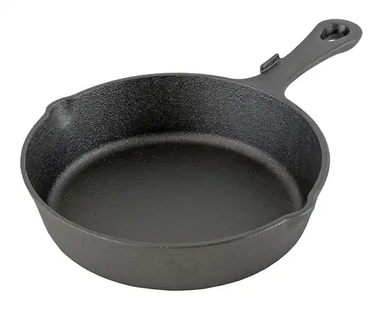 【タイムセール】【53％OFF】「ご家庭でも使用可能」キャプテンスタッグ スキレット フライパン 18cm UG-3043 1038円！