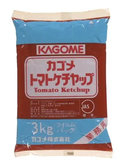 【1,129円】カゴメ トマトケチャップ 標準フィルム 3kg 3000g 業務用 大容量 レストラン用