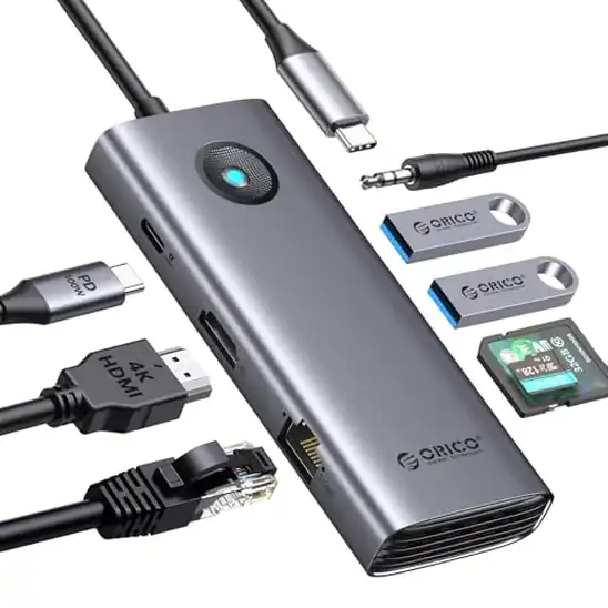 【50%OFF！】ORICO PW11-8PM － 8-in-1 USB C ハブが997円