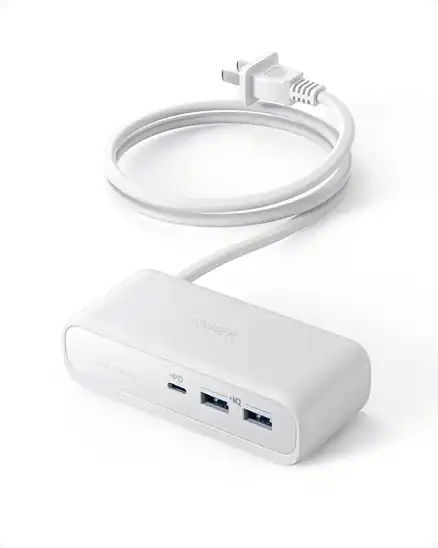 【6台充電】Anker 521 Power Strip USB-C＆USB-A＆AC電源タップ 税込2,590円 プライム会員送料無料